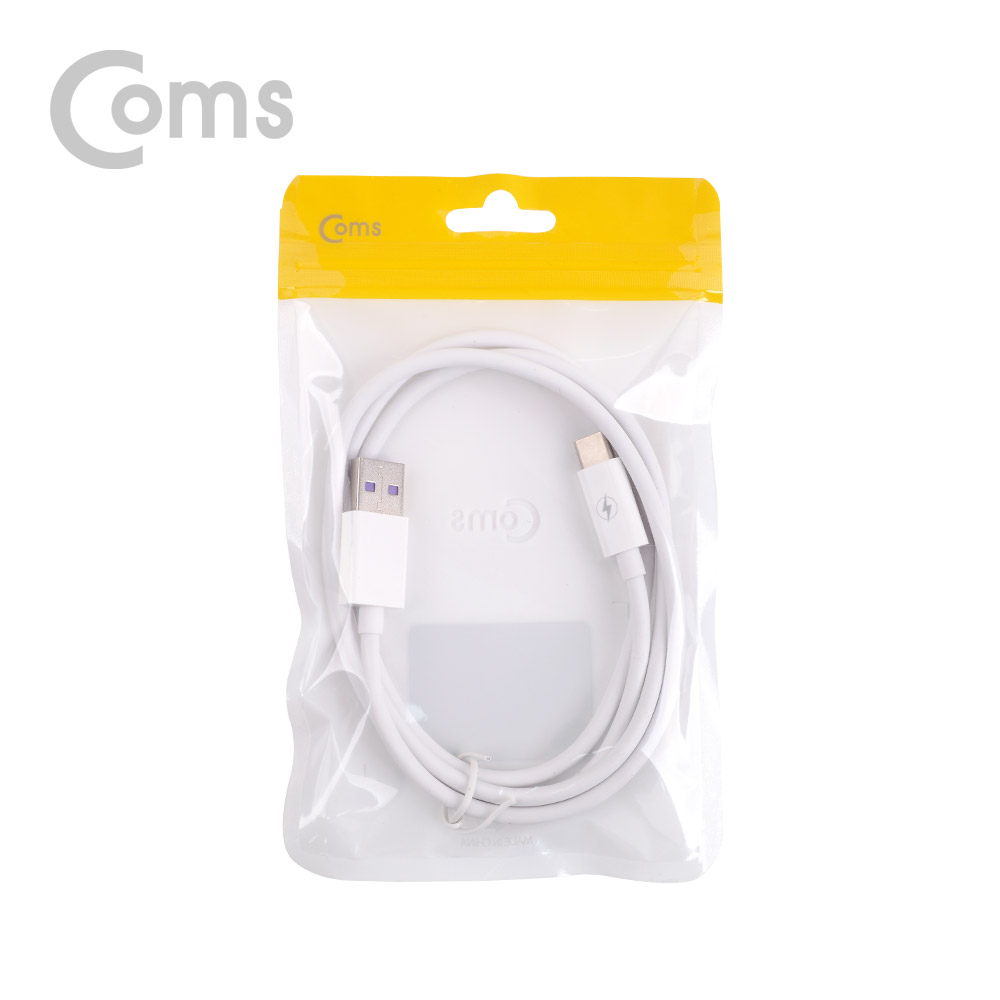 Coms USB 3.1 (Type C) 케이블 (충전전용 케이블) 1M