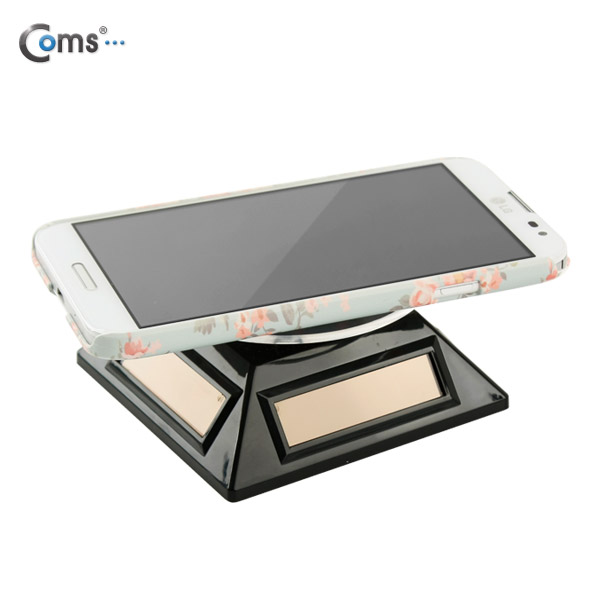 Coms 태양열 진열대(회전형), Black, 소형제품 진열