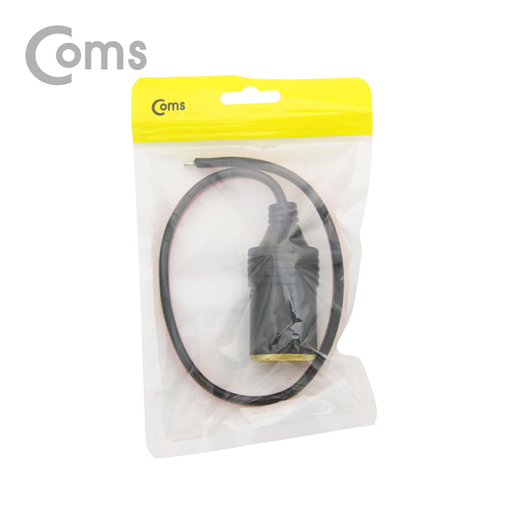 Coms 차량용 시가 전원 케이블 30cm, 상시 전원 / 시가잭(시거잭)