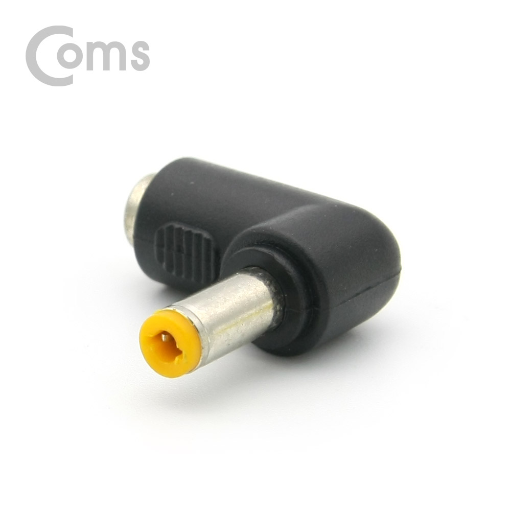 Coms DC 전원 변환 젠더, 꺾임(꺽임) / 5.5(2.1) F / 5.5(2.1) M