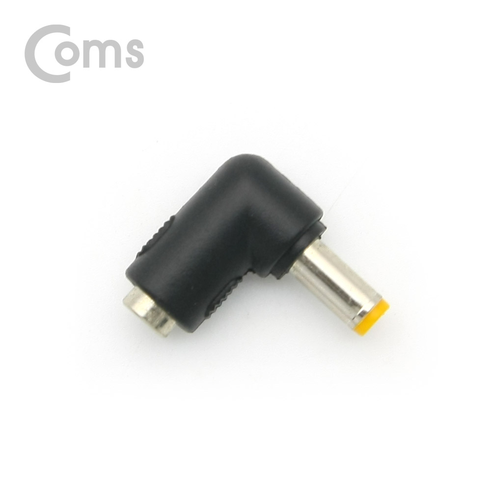 Coms DC 전원 변환 젠더, 꺾임(꺽임) / 5.5(2.1) F / 5.5(2.1) M