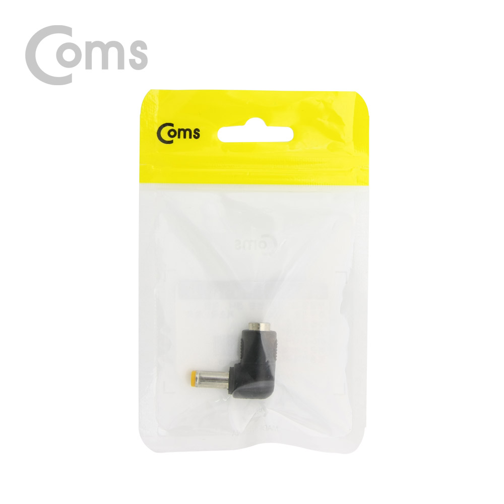 Coms DC 전원 변환 젠더, 꺾임(꺽임) / 5.5(2.1) F / 5.5(2.1) M