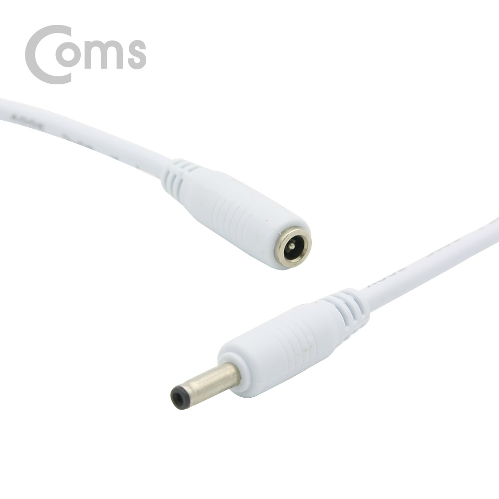 Coms DC 3.5 전원 케이블(연장) 3M, White