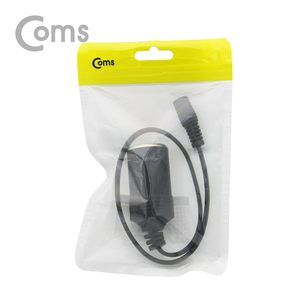 Coms 차량용 시가 전원 케이블(DC 변환) 시가 소켓 to DC 5.5 F 잭 / 시가잭(시거잭)