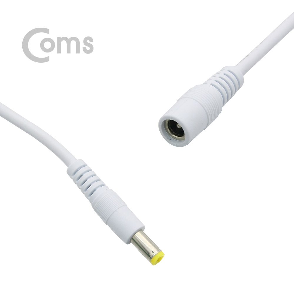 Coms DC 5.5 전원 케이블(연장) 3M, White