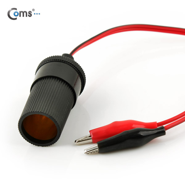 Coms 악어 클립 시가잭(DC) 케이블 / 시거잭
