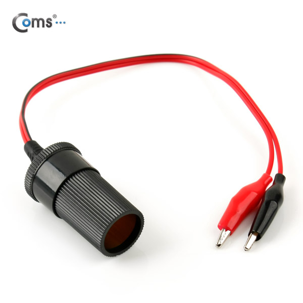 Coms 악어 클립 시가잭(DC) 케이블 / 시거잭