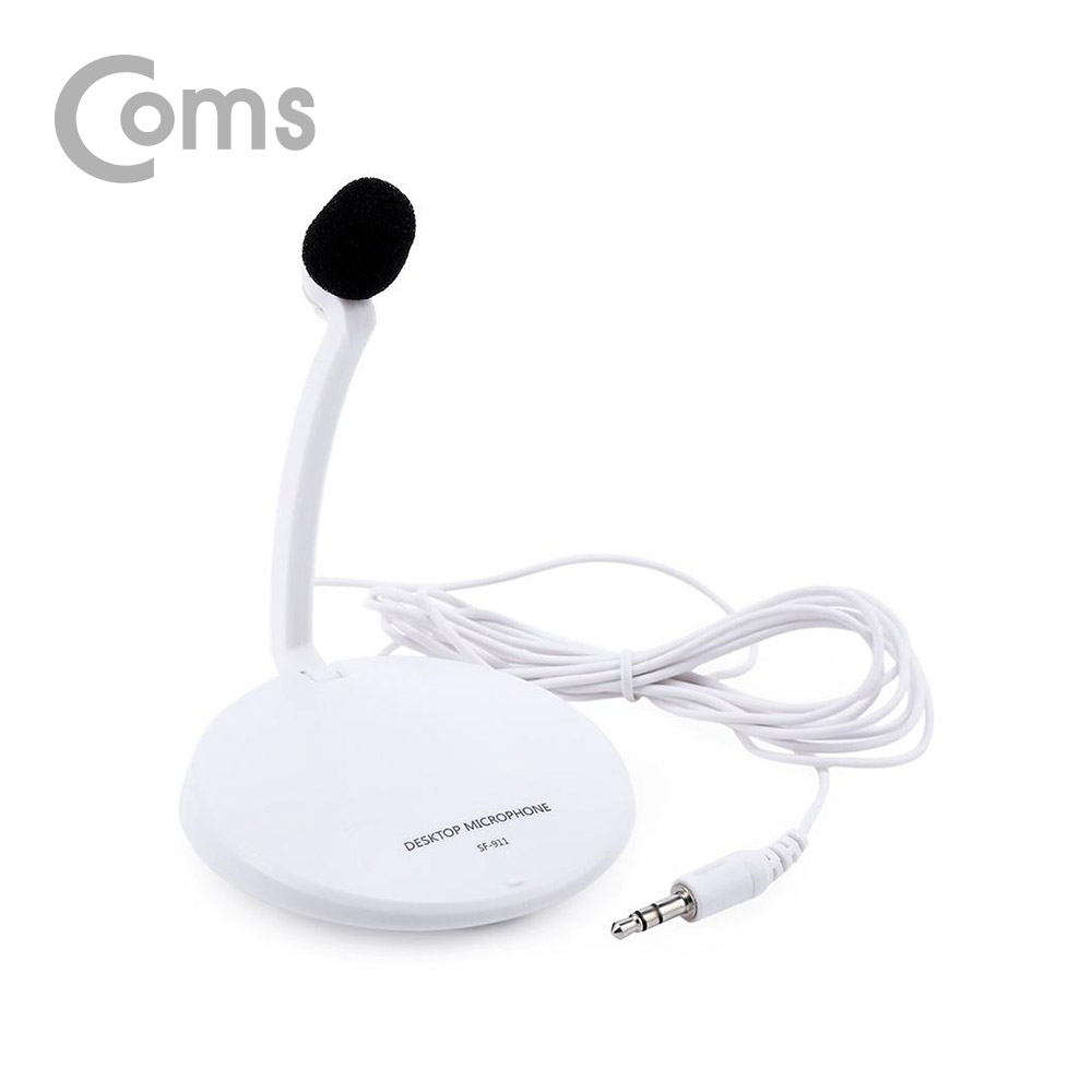 Coms 탁상용/클립형 콘덴서 마이크 (AUX 3.5 Plug)