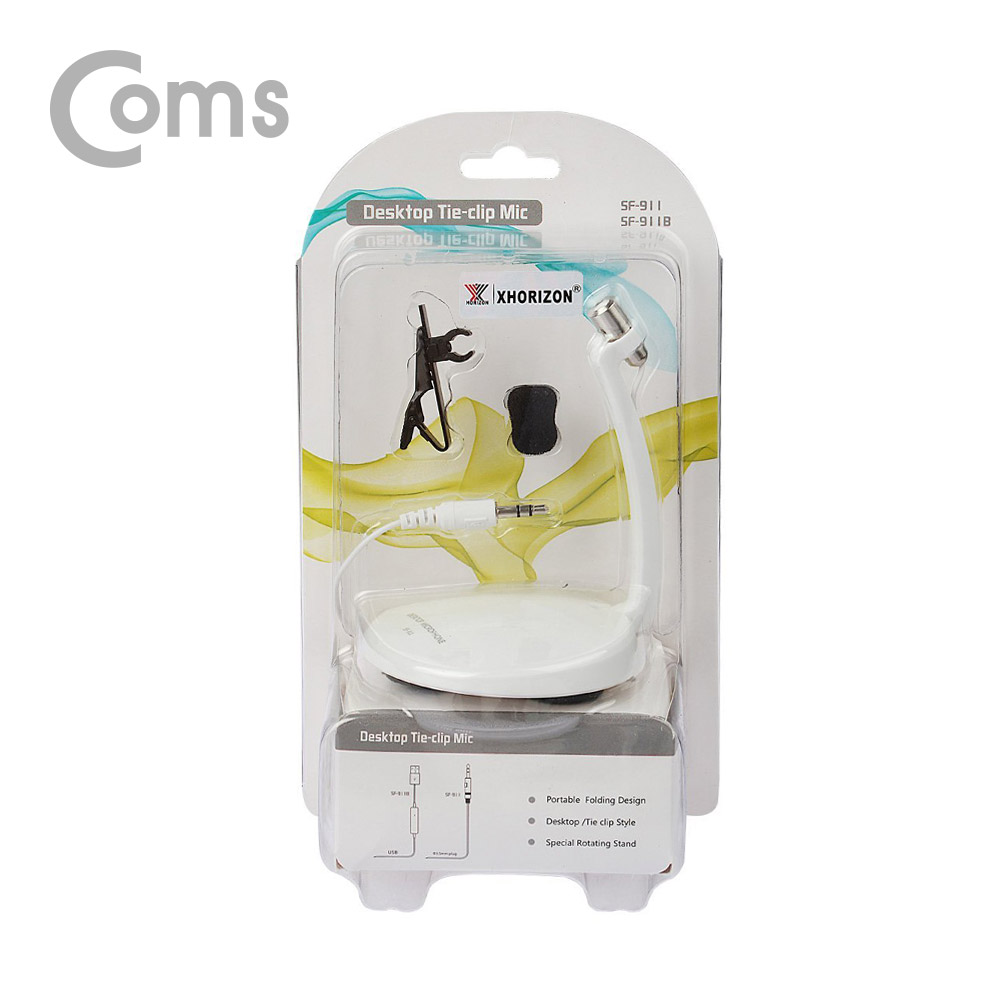 Coms 탁상용/클립형 콘덴서 마이크 (AUX 3.5 Plug)