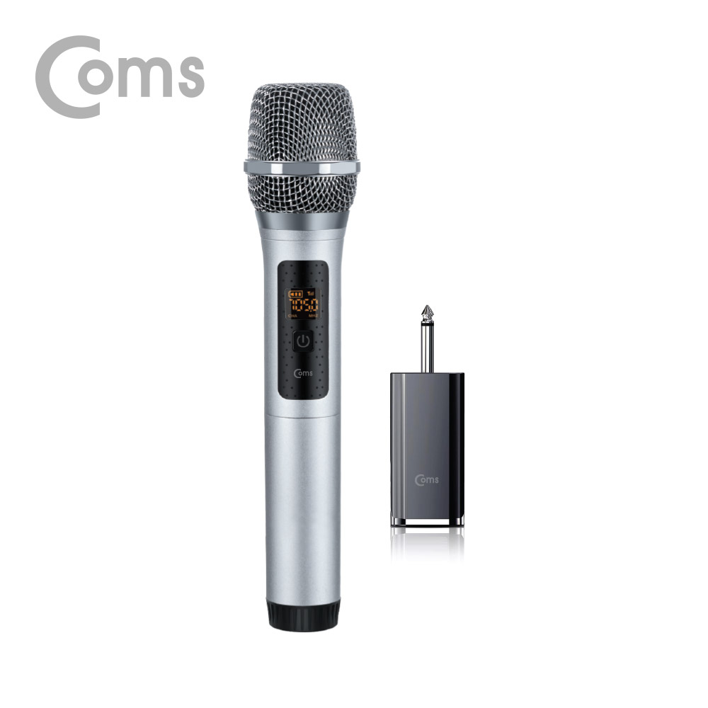 Coms 무선 UHF 싱글 마이크 세트 / 마이크 x 1ea / 수신기 포함