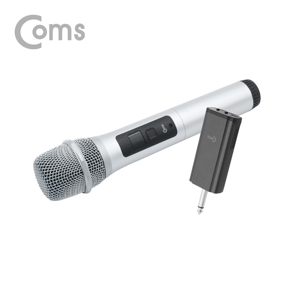 Coms 무선 UHF 싱글 마이크 세트 / 마이크 x 1ea / 수신기 포함