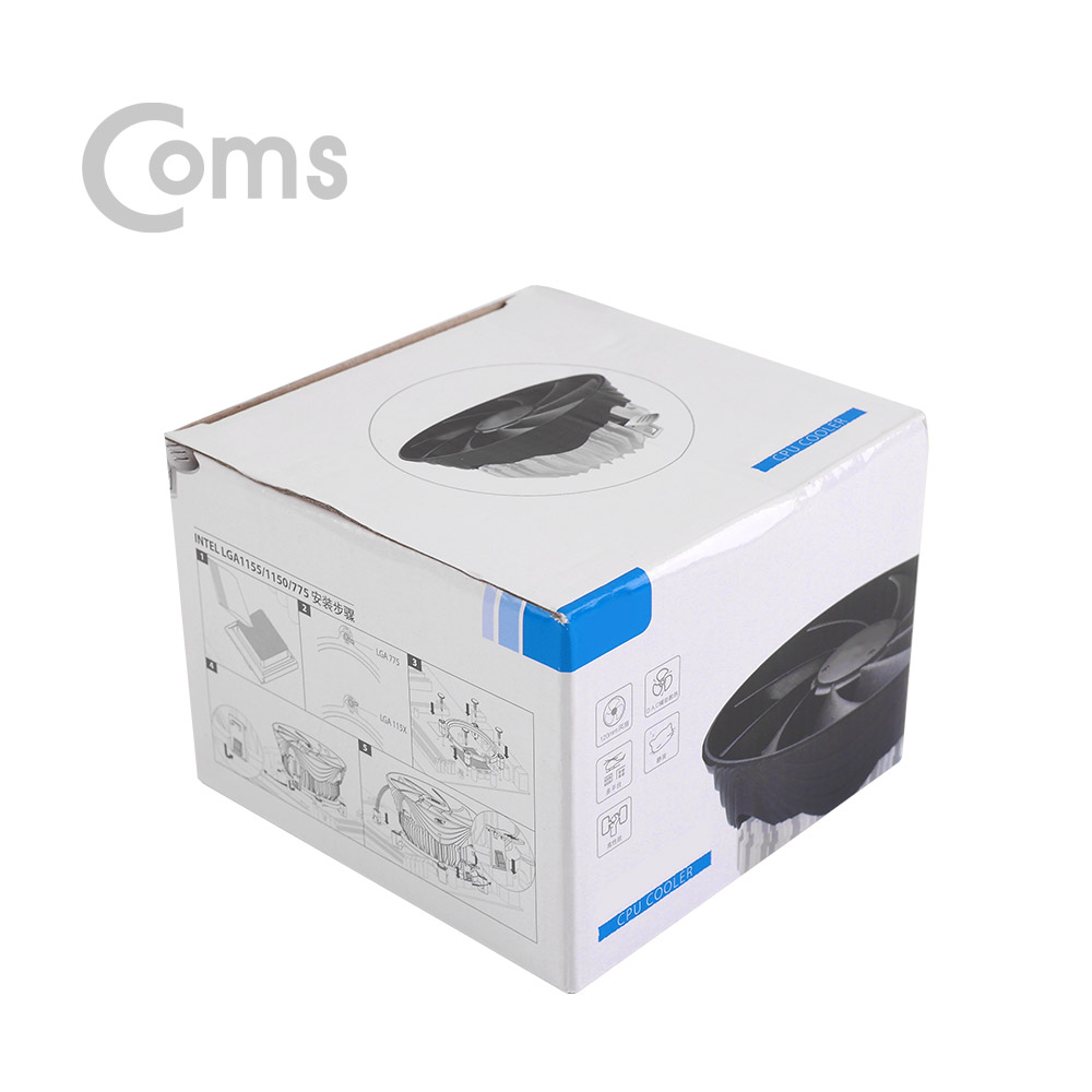 Coms 쿨러 CPU / 120mm / LGA 1155/1150/775 / AMD FM2/FM1/AM3/AM2+/AM2