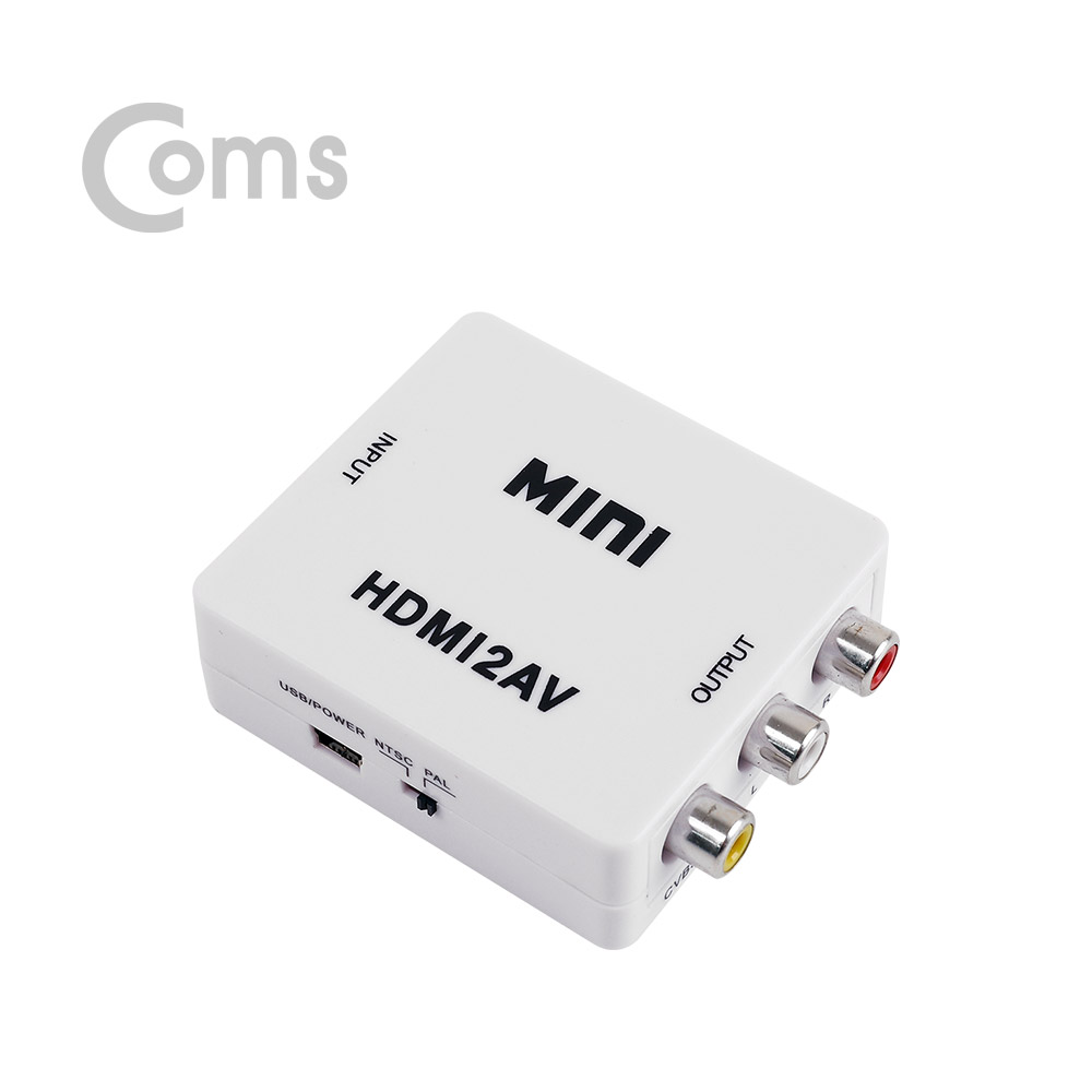 Coms HDMI 컨버터 (HDMI -> AV)