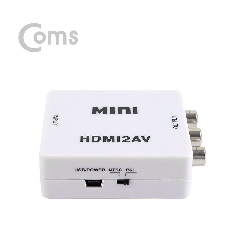 Coms HDMI 컨버터 (HDMI -> AV)