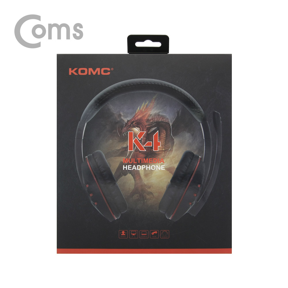 Coms 헤드셋 (볼륨 컨트롤러 / 마이크장착 / AUX)