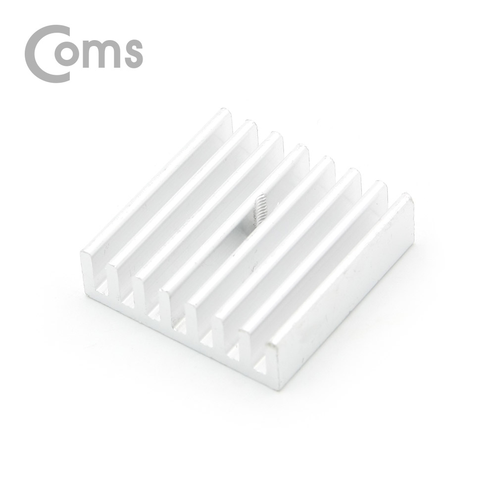 Coms 알루미늄 쿨러 방열판 27 X 27 X 8 mm