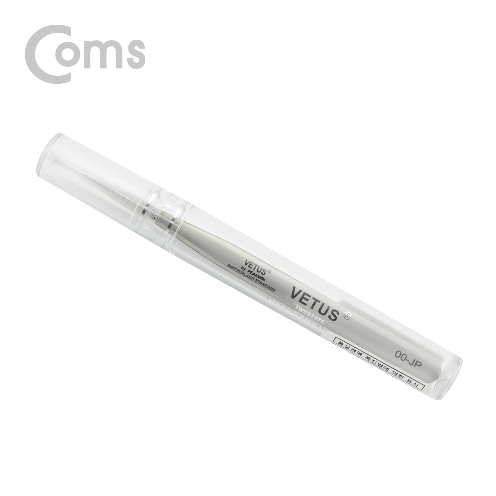 Coms Vetus 핀셋(초정밀/비자기성/ 고강도) 일자형 / 00-JP, 경도(HRC45)