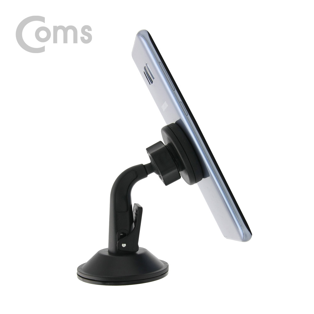 Coms 차량용 스마트폰 거치대 / 대쉬보드, 유리 흡착식 / 마그네틱 거치