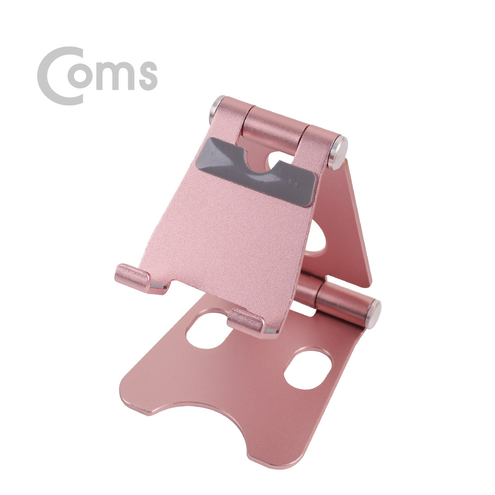 Coms 접이식 스마트폰 스탠드, Pink/ 스마트폰 거치대