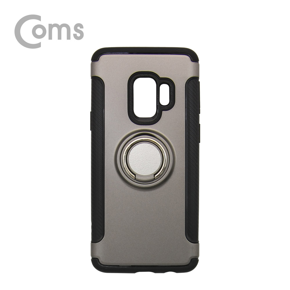 Coms 스마트폰 케이스(핑거링), Gray, 갤S9/갤럭시