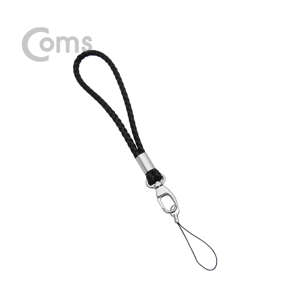 Coms 스트랩(고리형) Black / 손목 스트랩 / 스마트폰 / 카메라