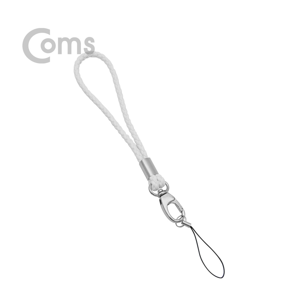 Coms 스트랩(고리형) White / 손목 스트랩 / 스마트폰 / 카메라