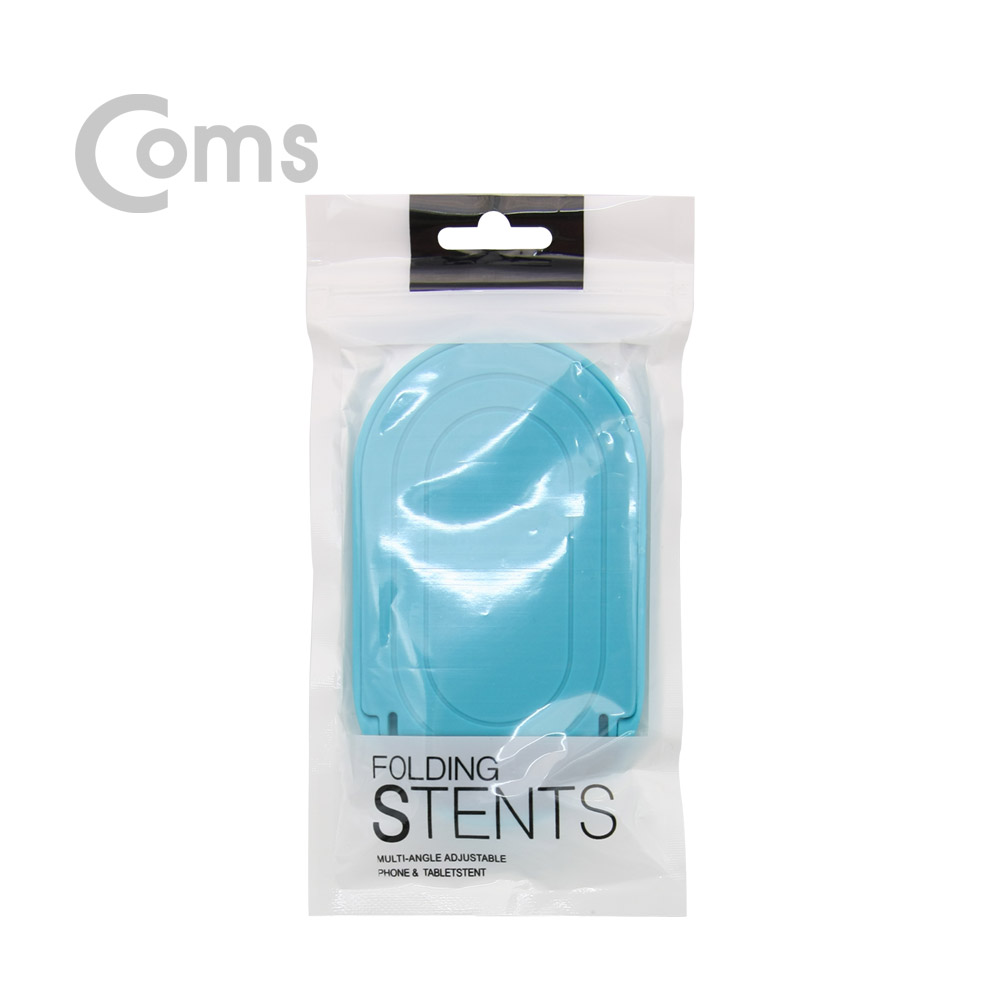 Coms 접이식 스마트폰 스탠드, SkyBlue / 스마트폰 거치대
