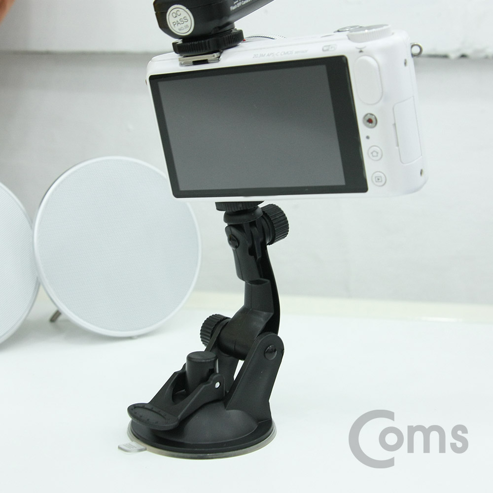 Coms 카메라 유리 흡착식 거치대 / 액션캠 / 소형 캠코더 / 스마트폰 거치