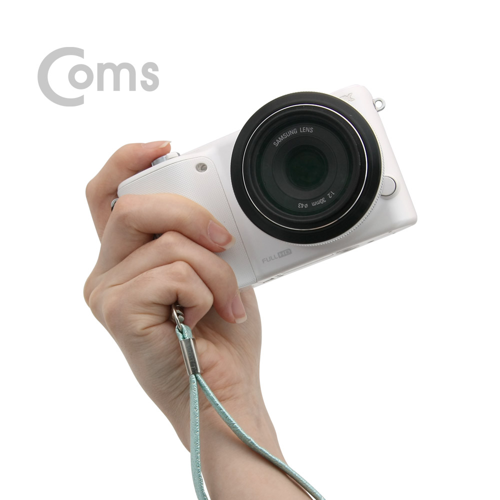 Coms 스트랩(고리형) White / 손목 스트랩 / 스마트폰 / 카메라