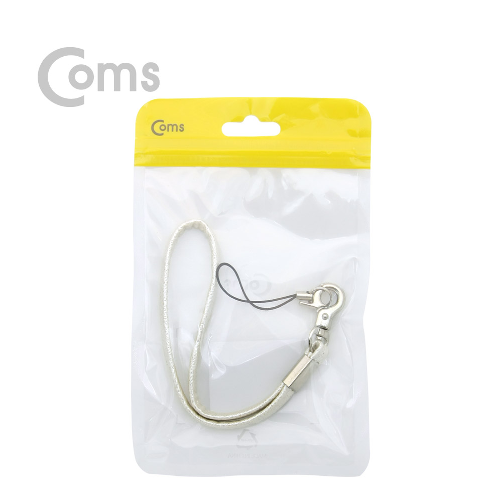 Coms 스트랩(고리형) White / 손목 스트랩 / 스마트폰 / 카메라