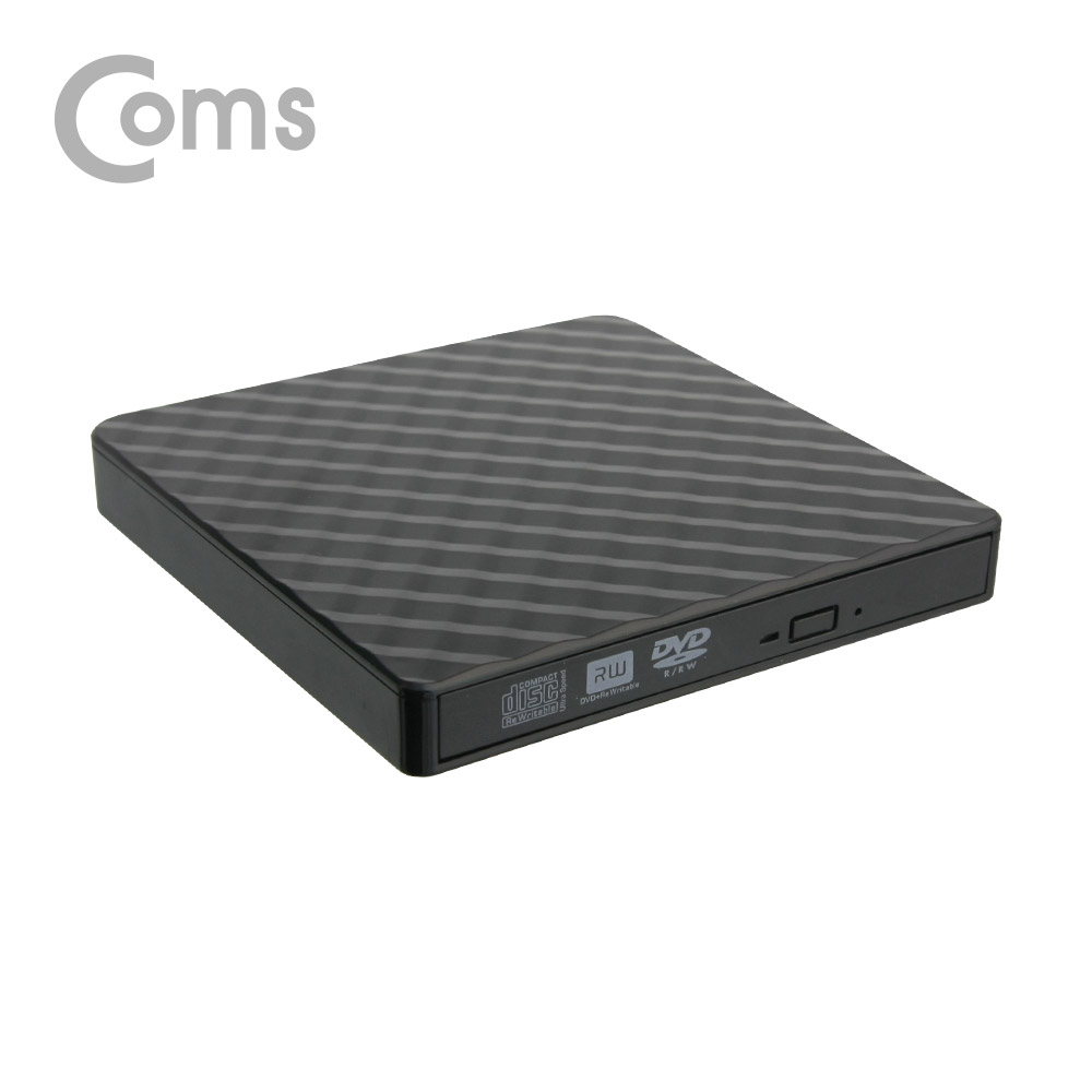 Coms DVD RW(Read/Writer) USB 3.0 외장형 ODD Black
