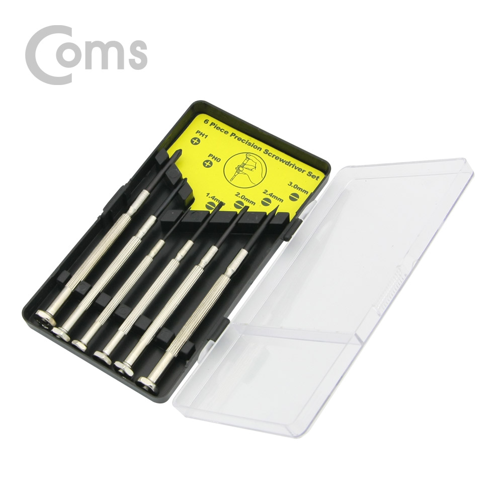 Coms 드라이버 세트(정밀) 6pcs