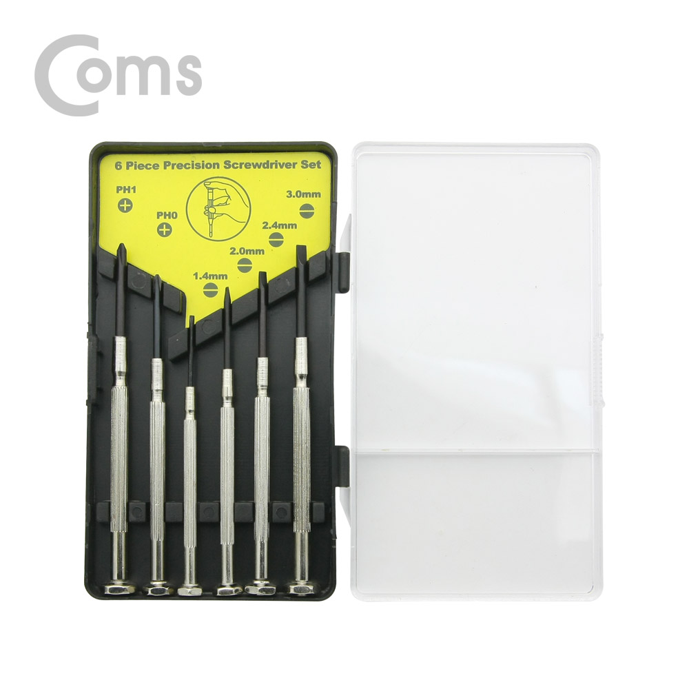 Coms 드라이버 세트(정밀) 6pcs