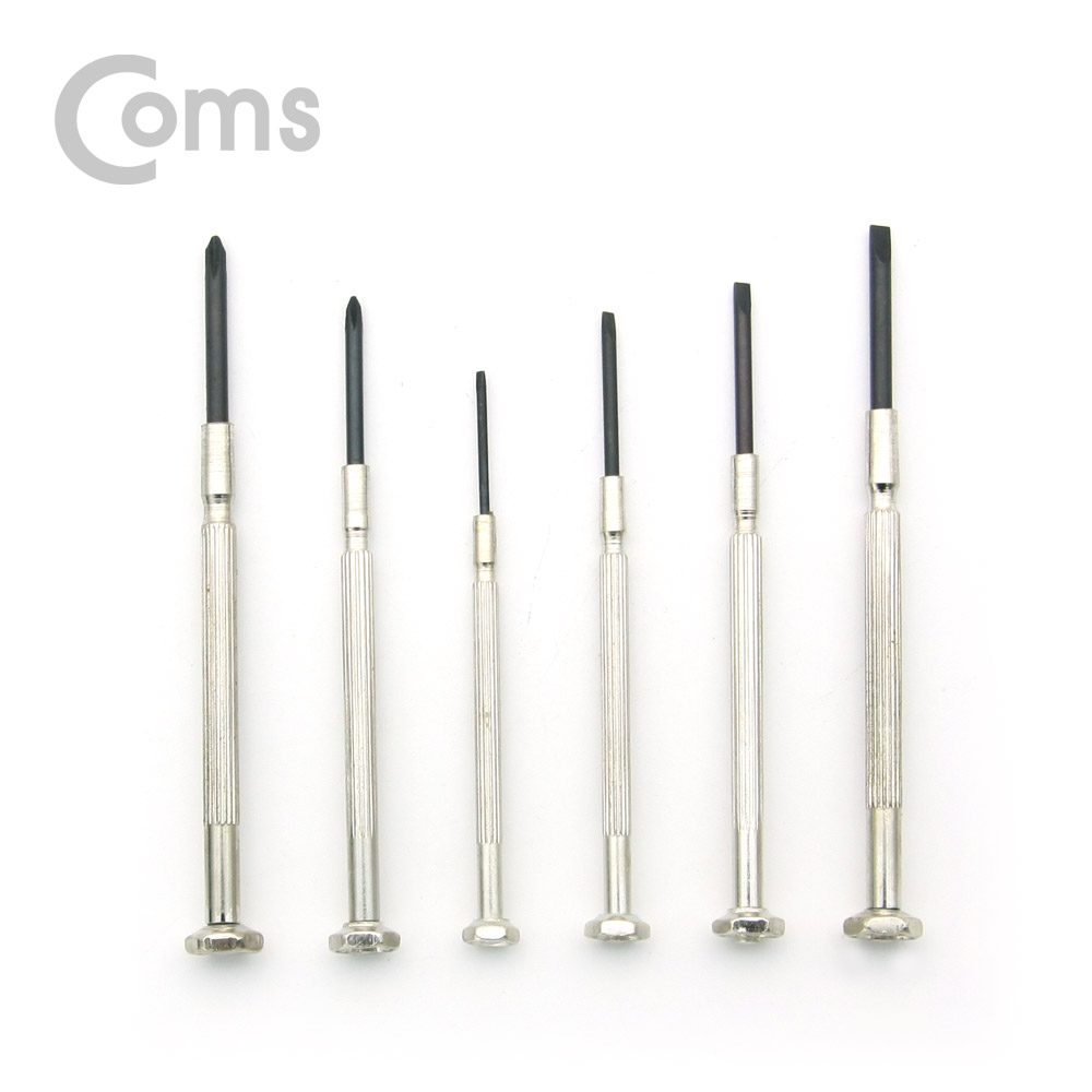 Coms 드라이버 세트(정밀) 6pcs