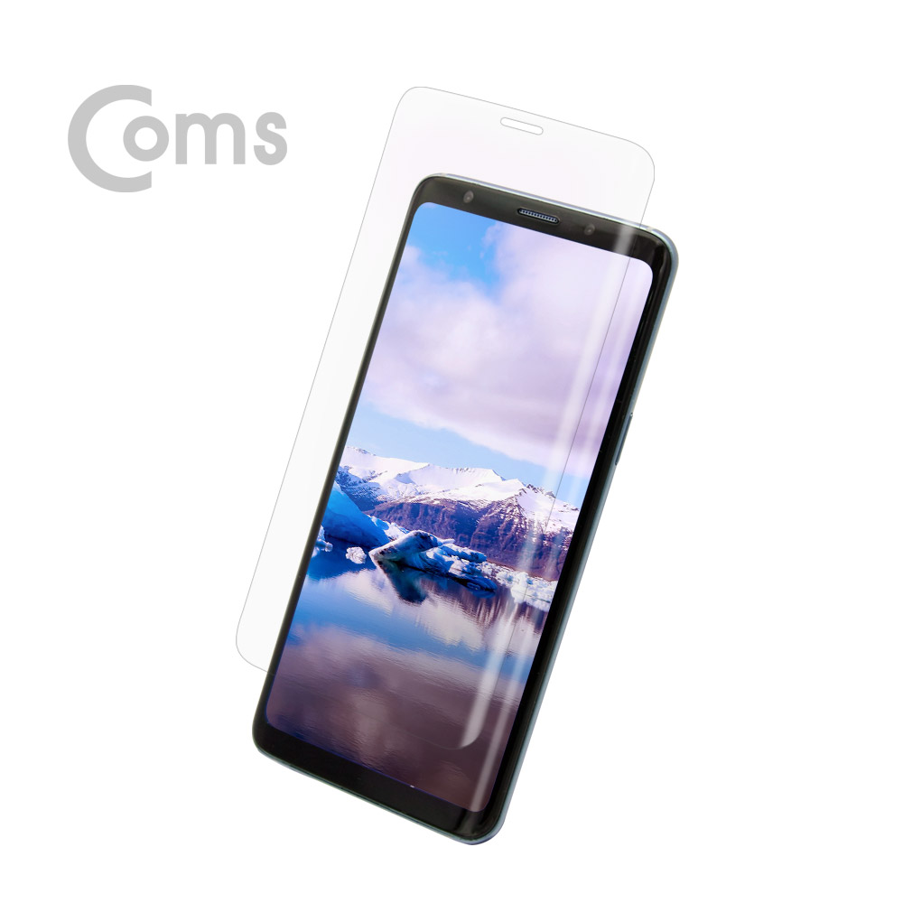 Coms 스마트폰 보호필름, 갤S9 - 투명 / 강화유리/갤럭시