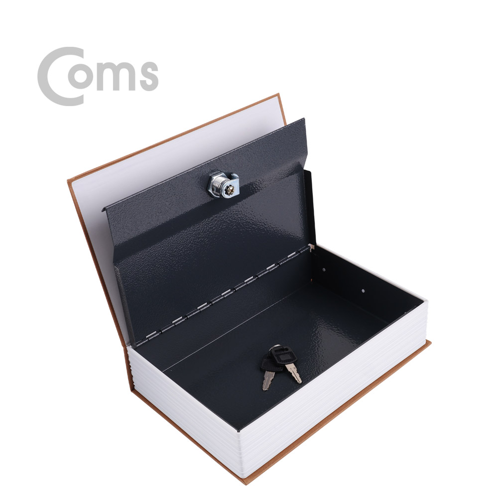 Coms 책 금고/ 시크릿 북세이프 / 비밀금고 / 책모양 금고 / Brown