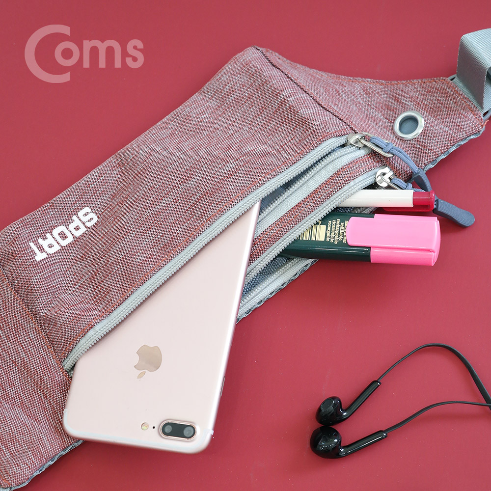 Coms 다용도 포켓 / Red / 허리벨트 / 파우치