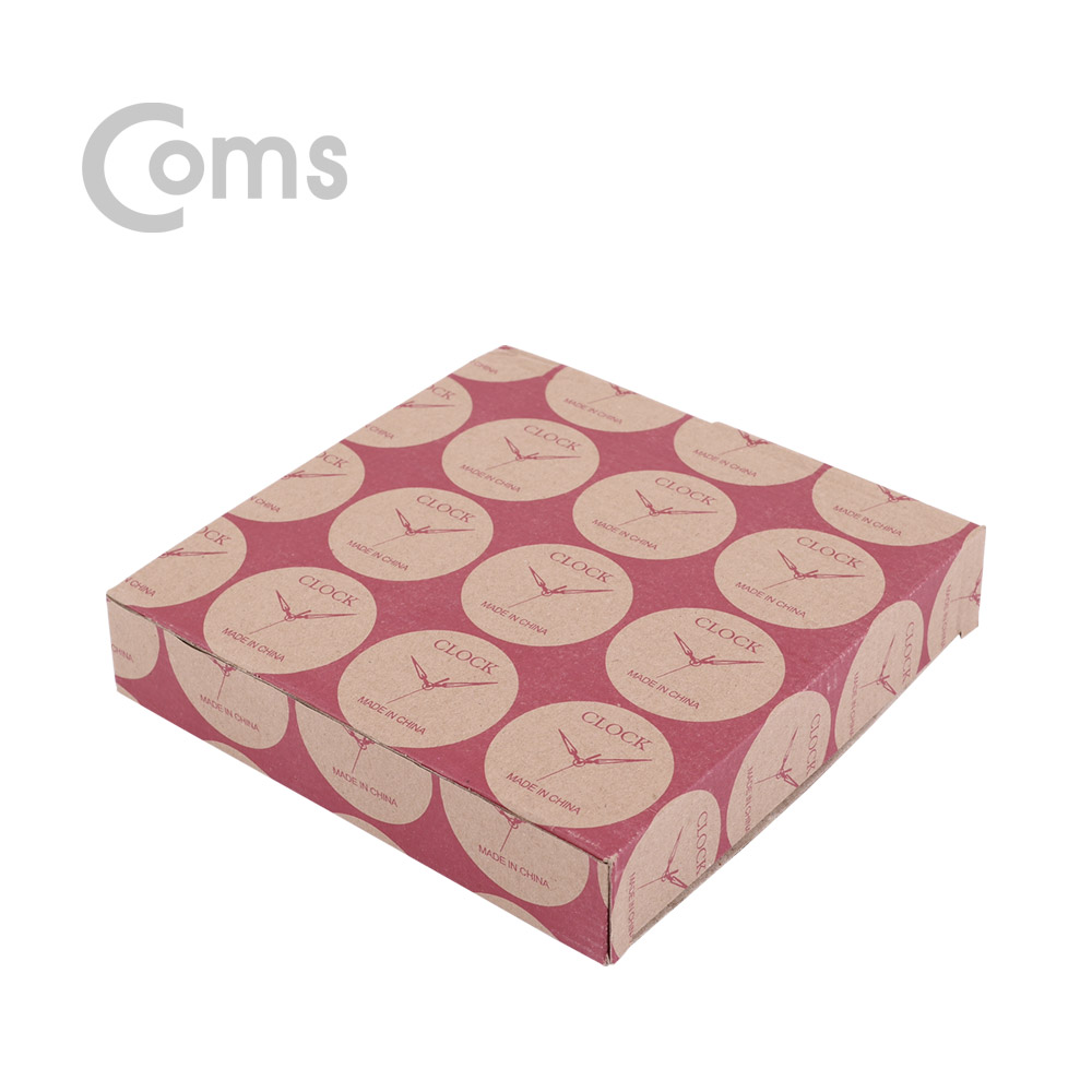 Coms 쿼츠 벽시계(벽걸이용, 아날로그), White