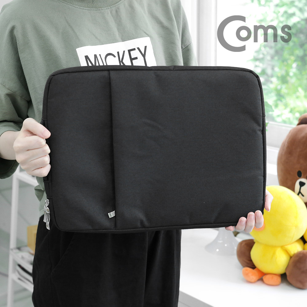 Coms 노트북 파우치 / 노트북 가방 / 슬림형 / 15.4형
