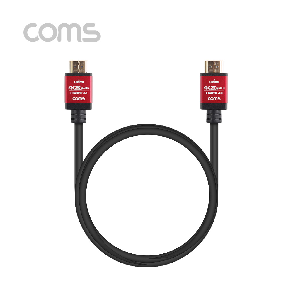 Coms HDMI 케이블(V2.0/고급형/Red Metal) 4K2K@60Hz / 1.8M