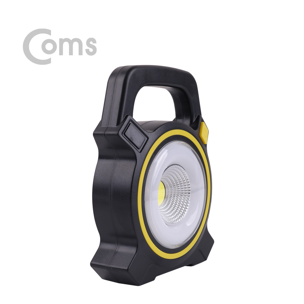 Coms 작업용 LED 라이트 / 램프 (18650 배터리x1ea 내장) / 태양광 충전지원