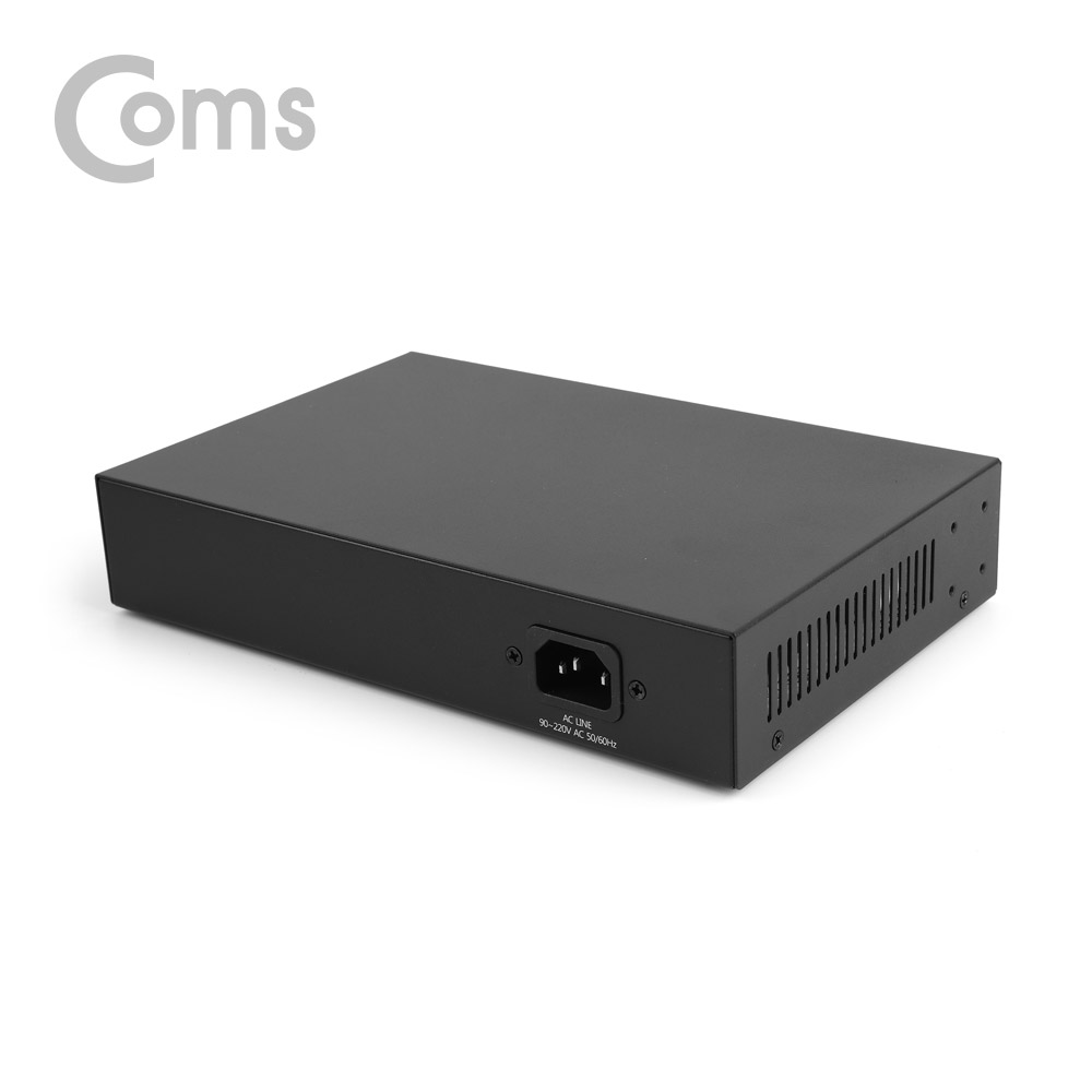 Coms 8포트 기가비트 GbE PoE 스위치허브 10/100/1000Mbps