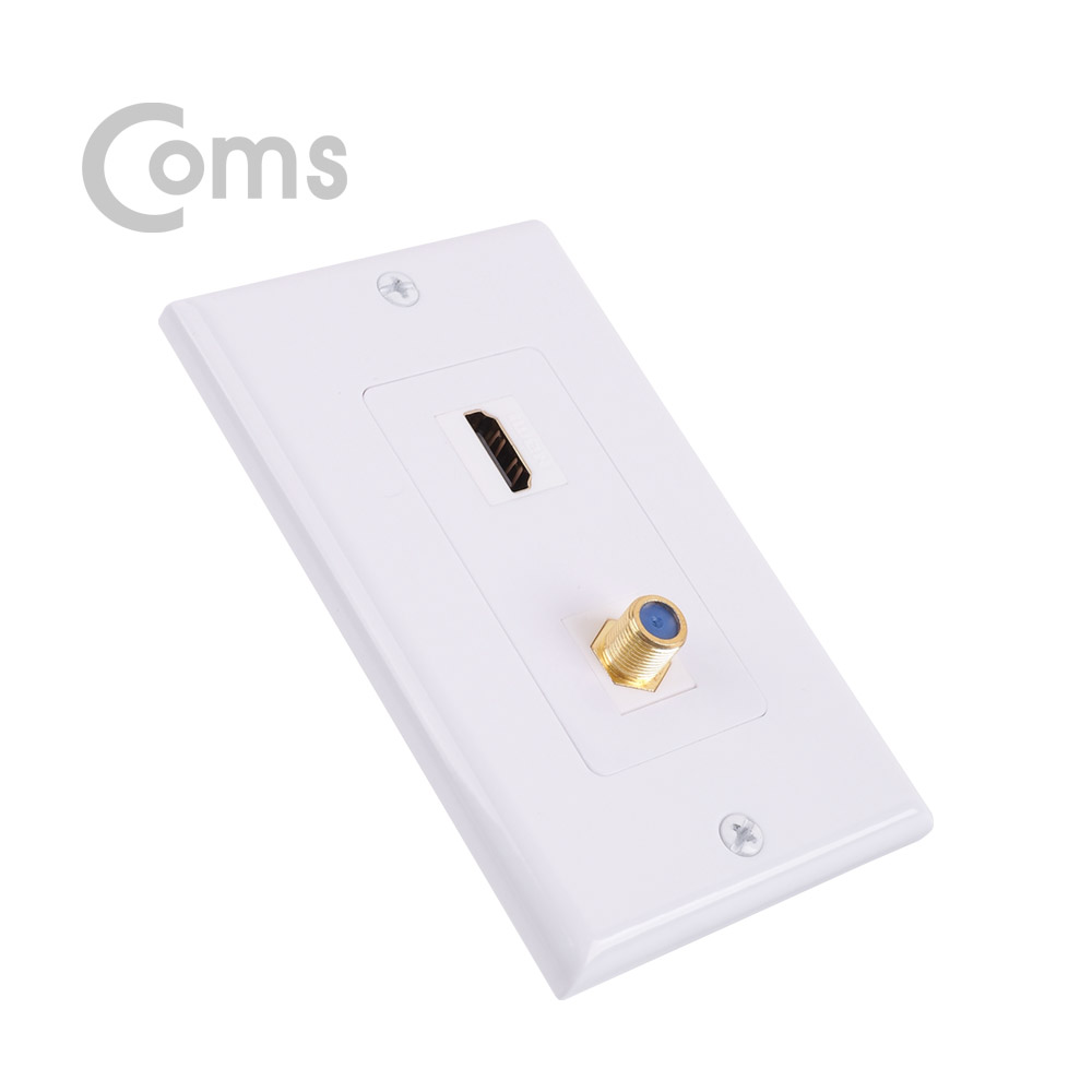 Coms HDMI 월 플레이트 - HDMI/RF