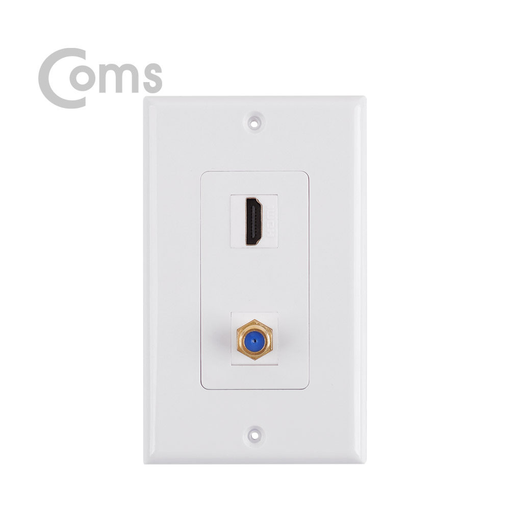 Coms HDMI 월 플레이트 - HDMI/RF
