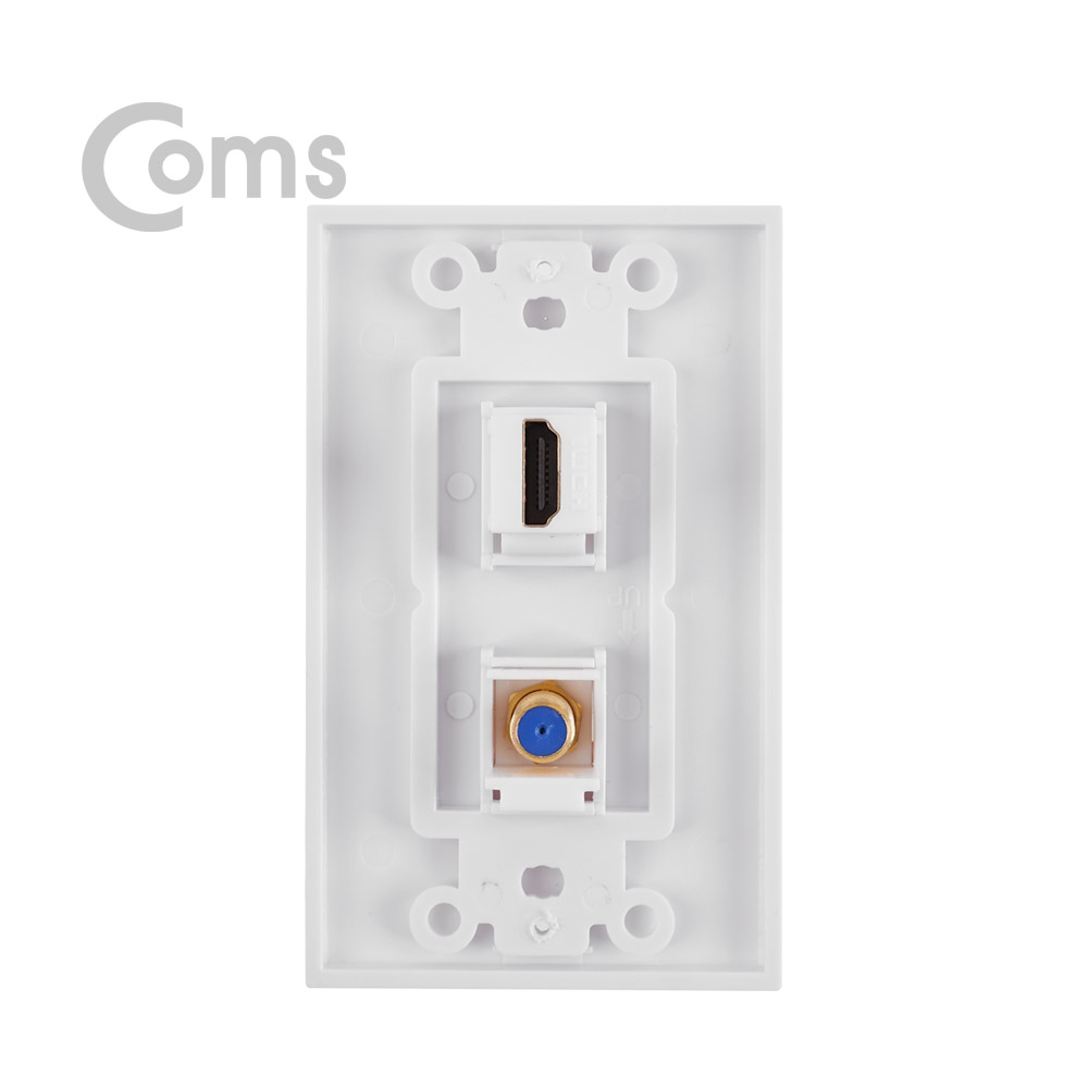 Coms HDMI 월 플레이트 - HDMI/RF