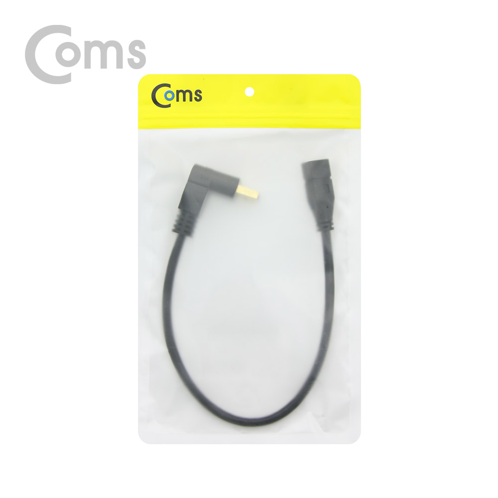 Coms 디스플레이 포트 젠더 변환 DP(M) 하향꺾임(꺽임) / Mini DP(F) 30cm/DisplayPort