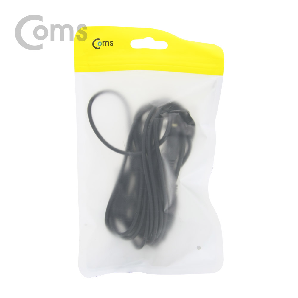 Coms 스테레오 케이블 3극 M/M (3.5mm/볼륨조절 휠) 1.2M/Stereo