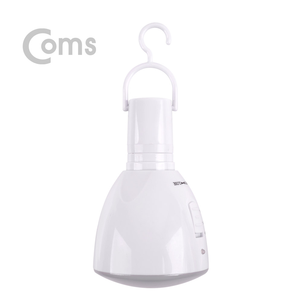Coms  태양광 LED 전구 라이트 세트 / LED전구 + 태양광 패널 세트제품 / 18650 배터리 내장