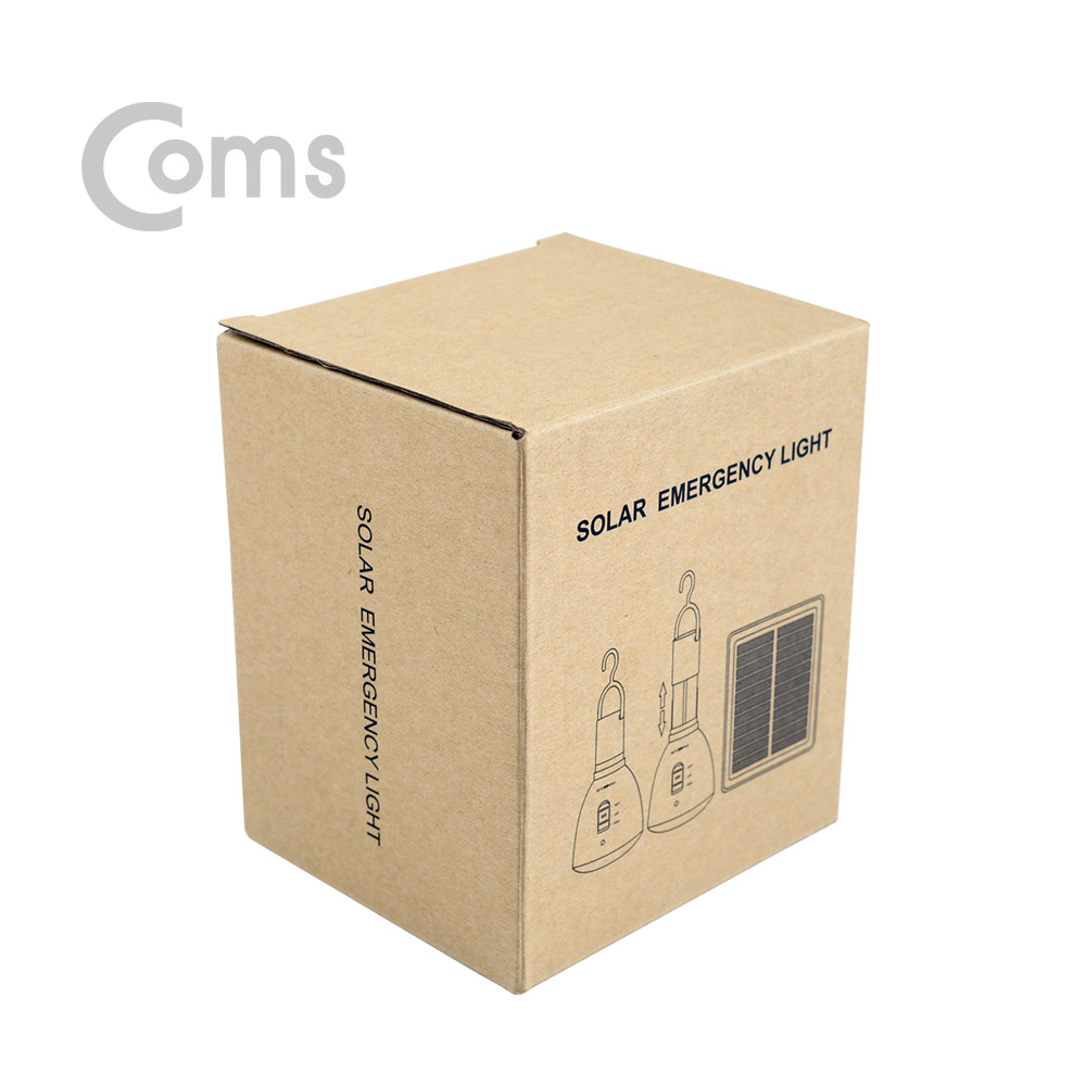Coms  태양광 LED 전구 라이트 세트 / LED전구 + 태양광 패널 세트제품 / 18650 배터리 내장