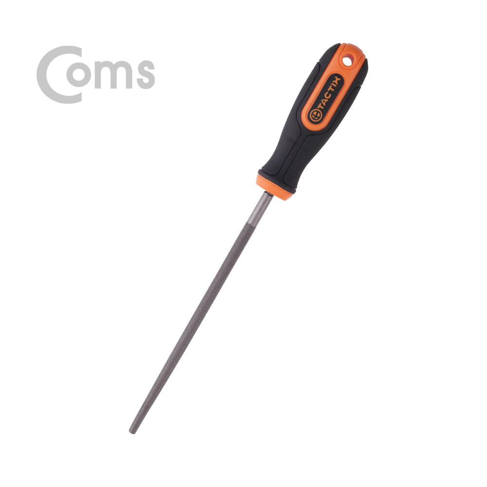 Coms TACTIX 철공용줄 / 200mm / 야스리 / 원형줄 - 철공용/목공용